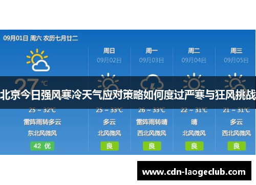 北京今日强风寒冷天气应对策略如何度过严寒与狂风挑战